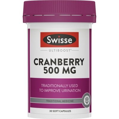 SWISSE - Ultiboost Cranberry 500mg 30s