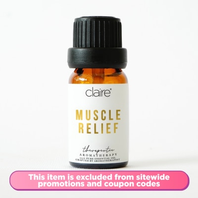 CLAIRE ORGANICS - Muscle Relief Essential Oil 10ml