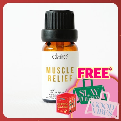 CLAIRE ORGANICS Muscle Relief Essential Oil 10ml