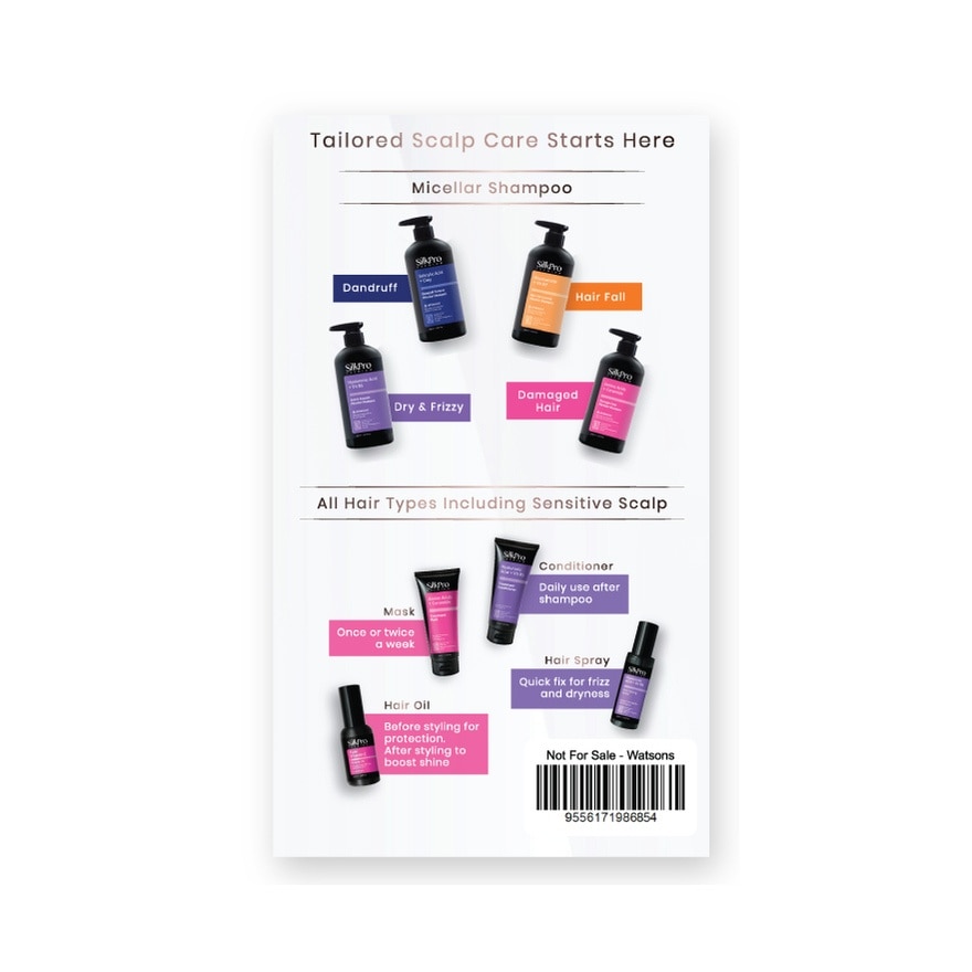 [Not For Sale] Hair Fall Shampoo + Treatment sachet 1's