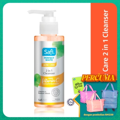 SAFI Perfect White Acne Care 2 In 1 Cleanser 160ml