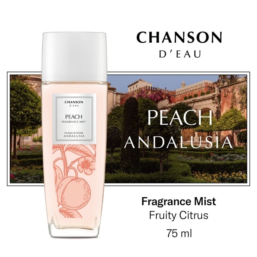 Peach Fragrance Mist (Andalusia) 75ML