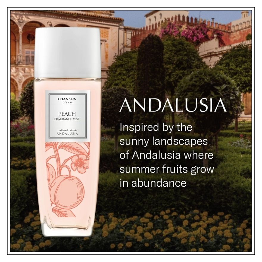 Peach Fragrance Mist (Andalusia) 75ML