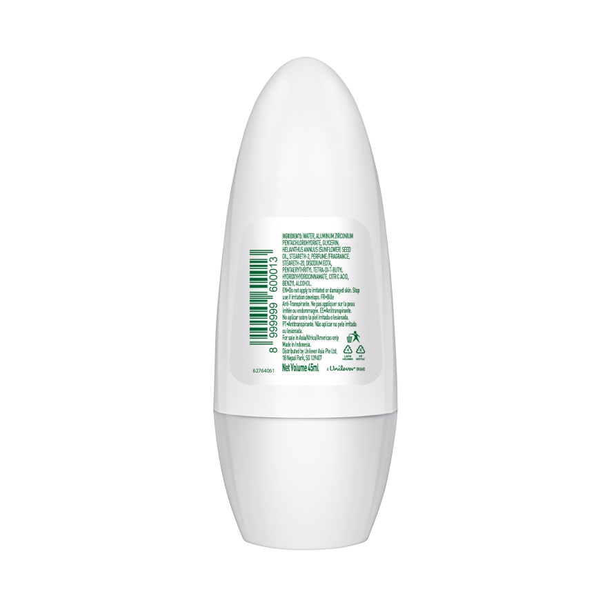 Roll on Deodorant Invisible 45ml image