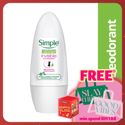 SIMPLE Roll on Deodorant Invisible 45ml
