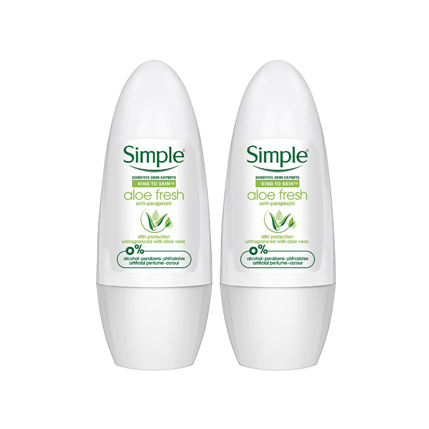 Kind to Skin Aloe Fresh Anti Perspirant Roll On 2x45ml image