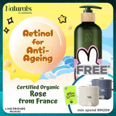 NATURALS BY WATSONS Rose Anti-Ageing Cream Bath 490ml