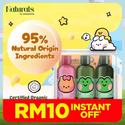 NATURALS BY WATSONS Travel Set 100ml 3s