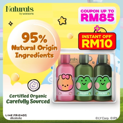 NATURALS BY WATSONS Travel Set 100ml 3s
