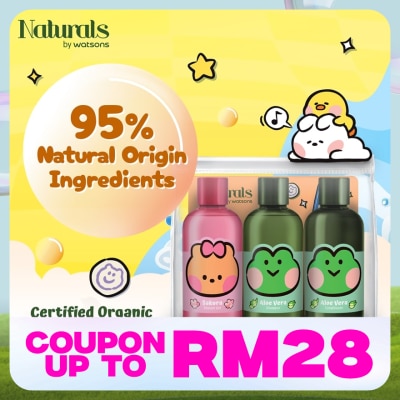 NATURALS BY WATSONS Travel Set 100ml 3s