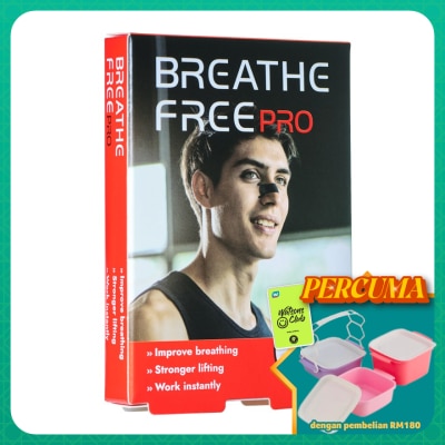 BREATHE FREE - Pro Nasal Strips (Stronger Lifting) 10's