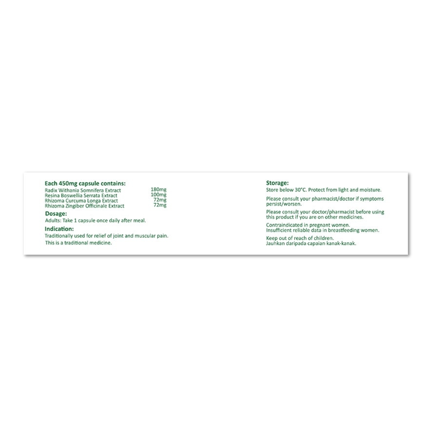 Joint Pain Relief Capsules 30s