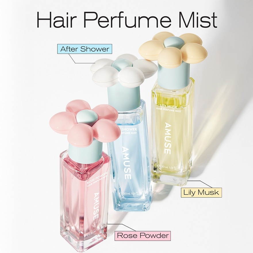 Hair Perfume Mist Rose Powder 30ml