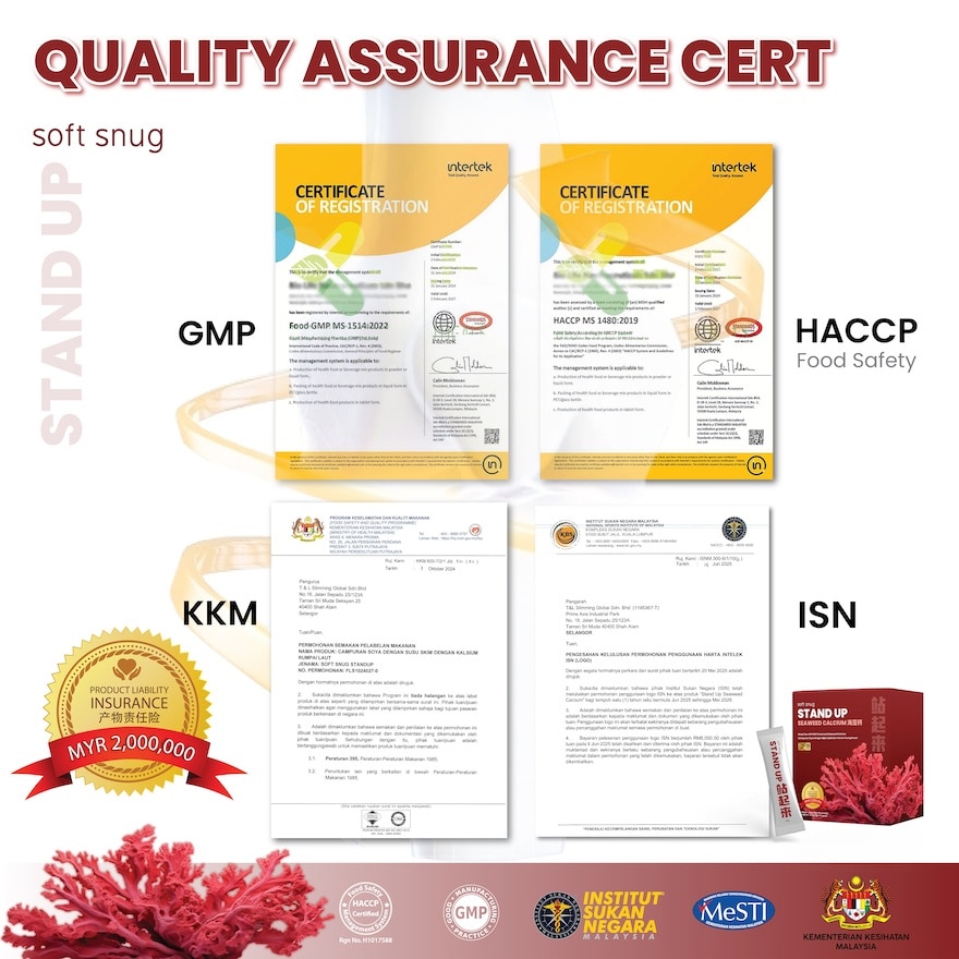 Standup Seaweed Calcium 4 boxes