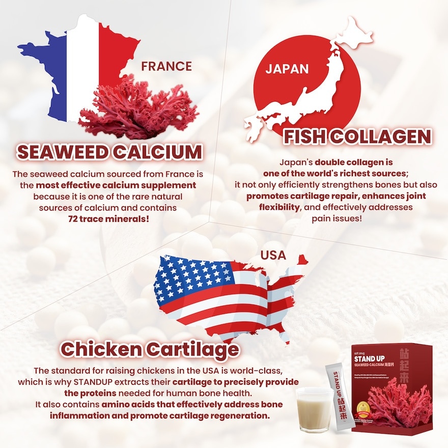 Standup Seaweed Calcium 4 boxes