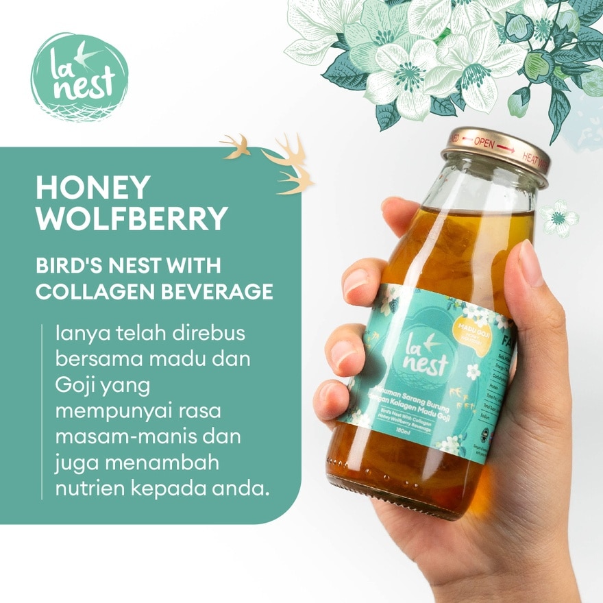 Bird's Nest Collagen beverage 3-in-1 box set (180ml x 3 bottles)