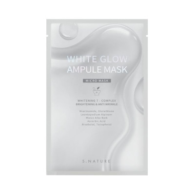 S.NATURE White Glow Ampule Mask 1S