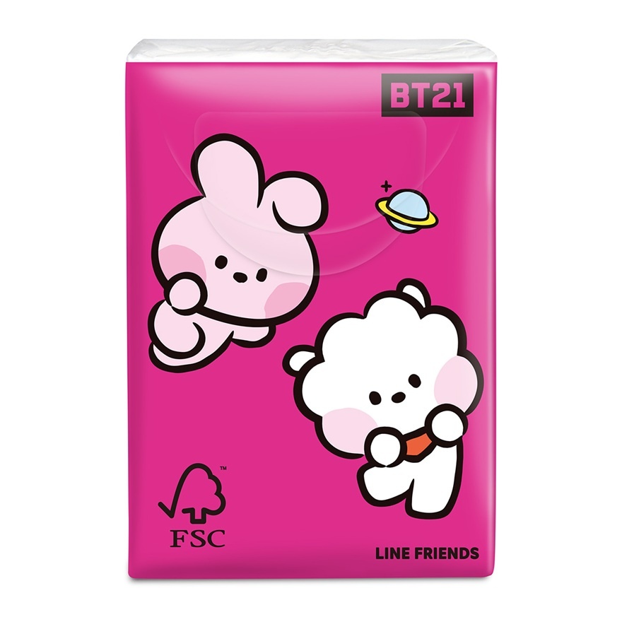 BT21 Petite Hankies 18s x 8 sheets image