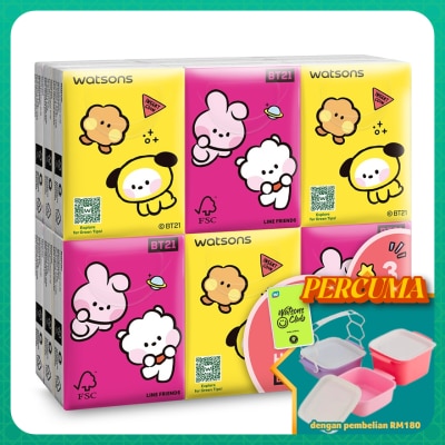 WATSONS - BT21 Petite Hankies 18s x 8 sheets