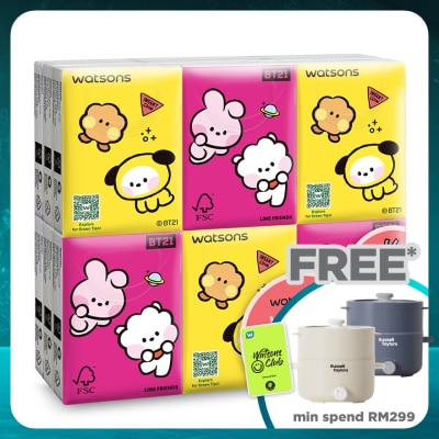 WATSONS BT21 Petite Hankies 18s x 8 sheets