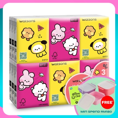 WATSONS BT21 Petite Hankies 18s x 8 sheets
