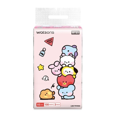 WATSONS - BT21 Facial Tissue 3x100s