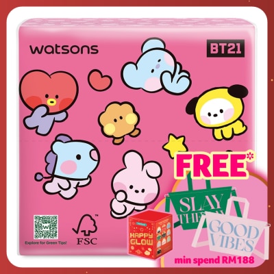 WATSONS BT21 Facial Tissue 3x100s