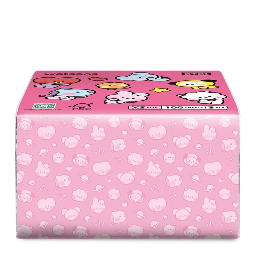 BT21 Facial Tissue 3x100s