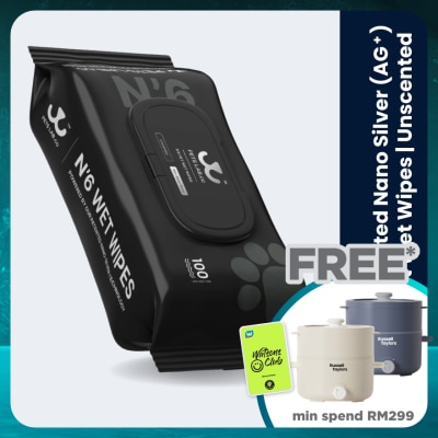 PETS LAB CO N6 Pet Wet Wipes (Unscented) 100s