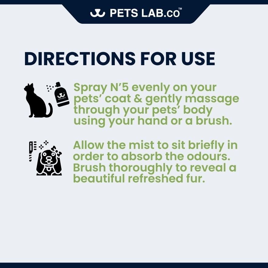 N5 FurFresh Plus Shield Pet Dry Shampoo 50ml