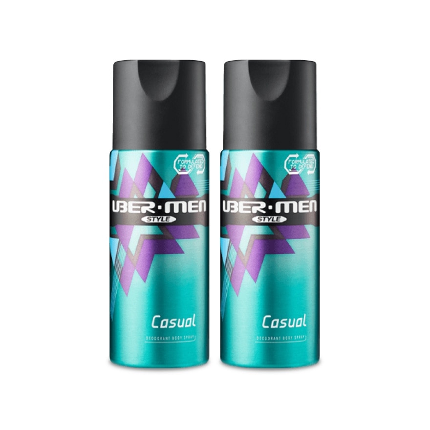 Deodorant Spray Style Casual 125ml x 2