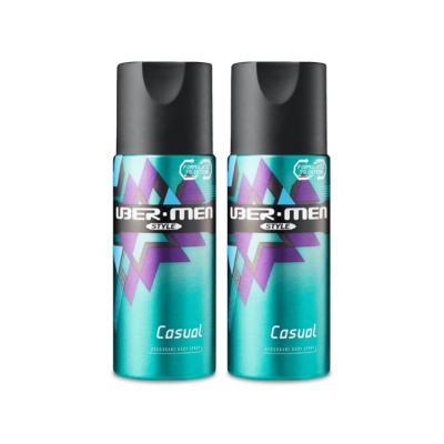 UBERMEN - Deodorant Spray Style Casual 125ml x 2