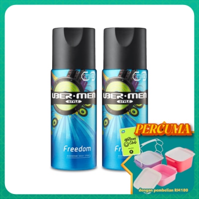 UBERMEN - Deodorant Spray Style Freedom 125ml x 2