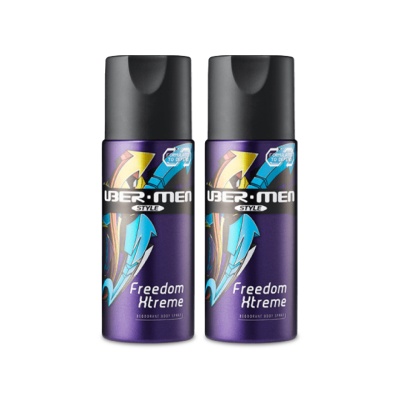 UBERMEN - Deodorant Spray Style Freedom Xtreme 125ml x 2