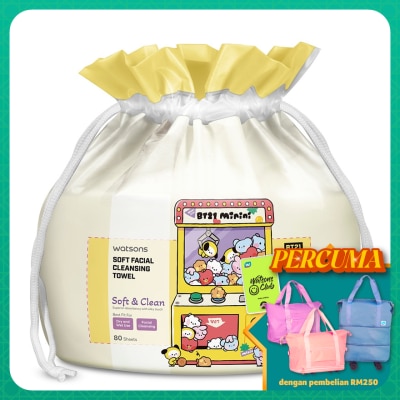 WATSONS Soft Facial Cleansing Towel 80s