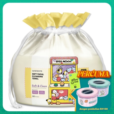 WATSONS Soft Facial Cleansing Towel 80s