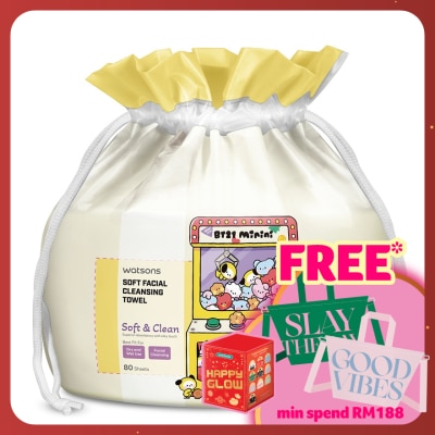 WATSONS Soft Facial Cleansing Towel 80s