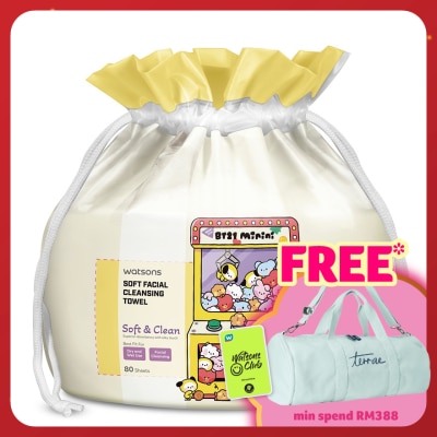 WATSONS Soft Facial Cleansing Towel 80s