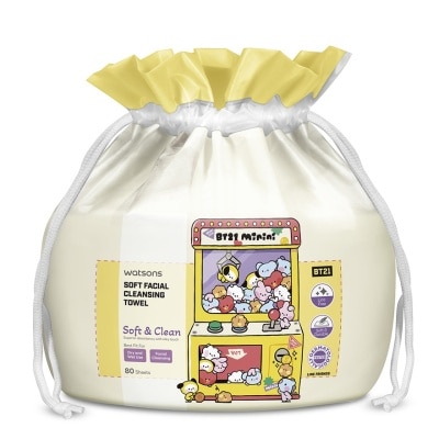 WATSONS Soft Facial Cleansing Towel 80s