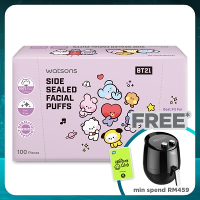 WATSONS Side Sealed Facial Puffs 100s