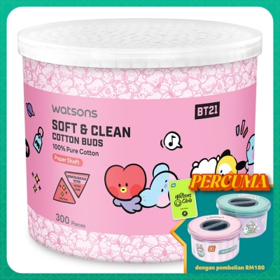 WATSONS Paper Shafts Cotton Buds 300s