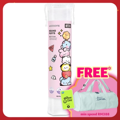 WATSONS Round Puffs 100s