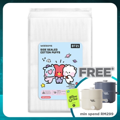 WATSONS Side Sealed Cotton Puffs 189s