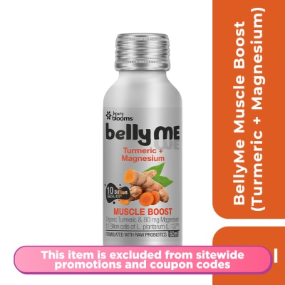HENRY BLOOMS - BellyMe Muscle Boost Turmeric + Magnesium 60ml