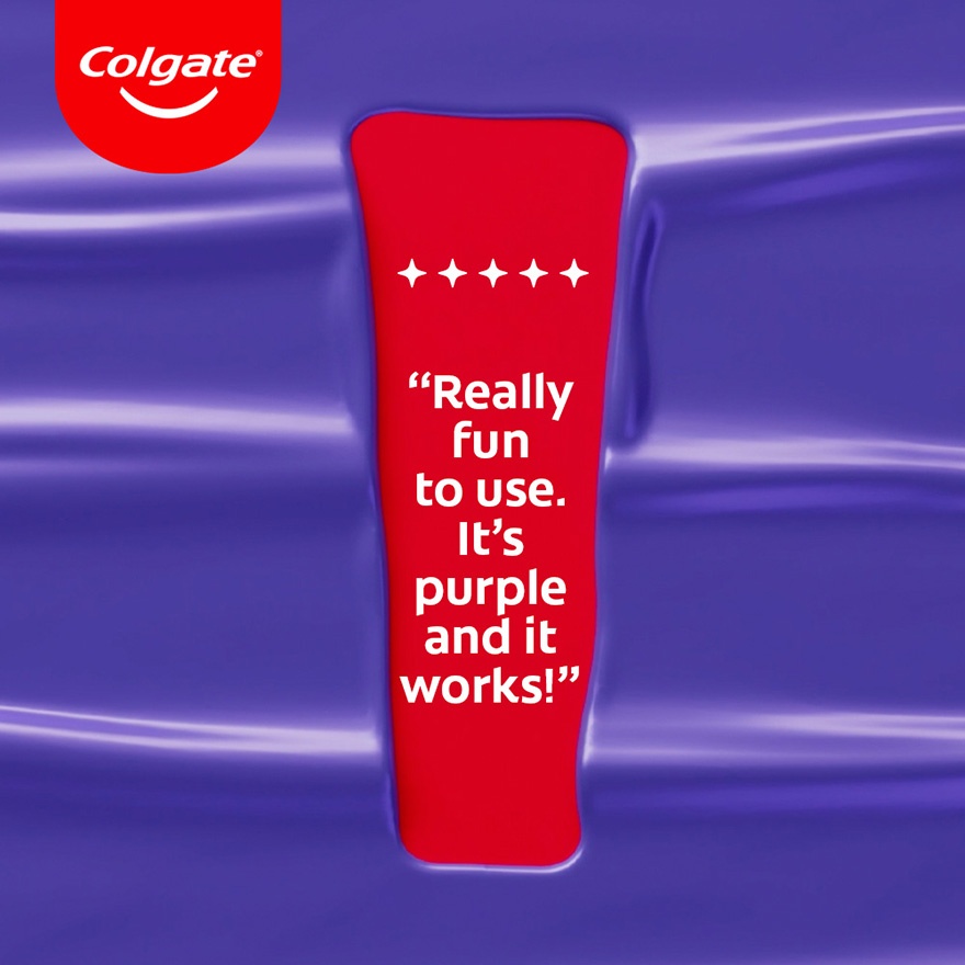 Colgate Optic White Purple Whitening Toothpaste 37g image