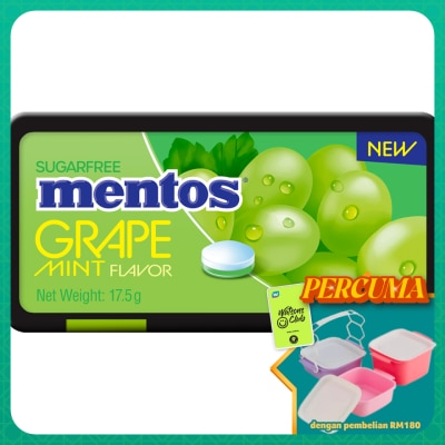 MENTOS - Sugarfree Grape Flavor Mint 17.5g