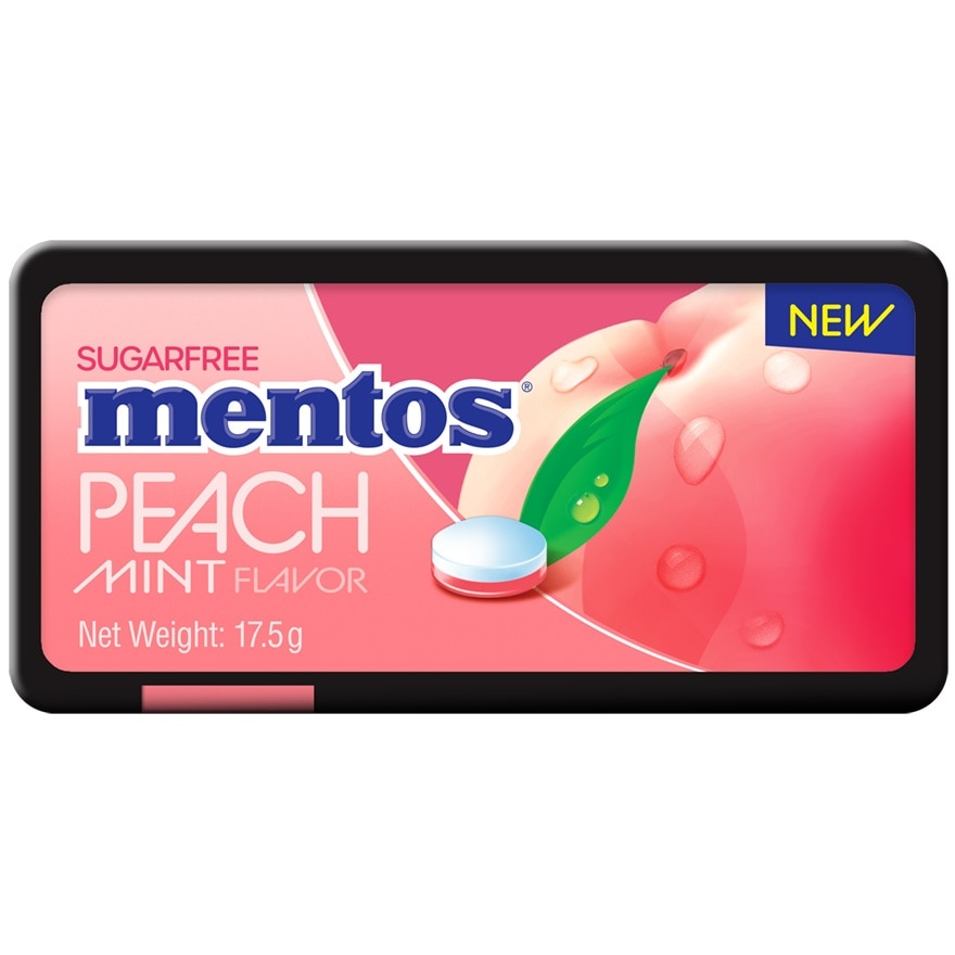 Sugarfree Peach Flavor Mint 17.5g