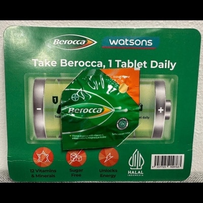 BEROCCA [Not For Sale] Effervescent Orange Flavour Tablet Sachet 1s