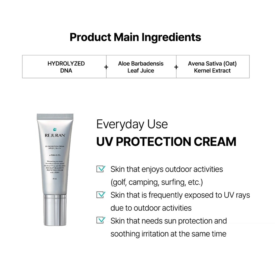 UV Protection Cream SPF50+ PA+++ 40ml