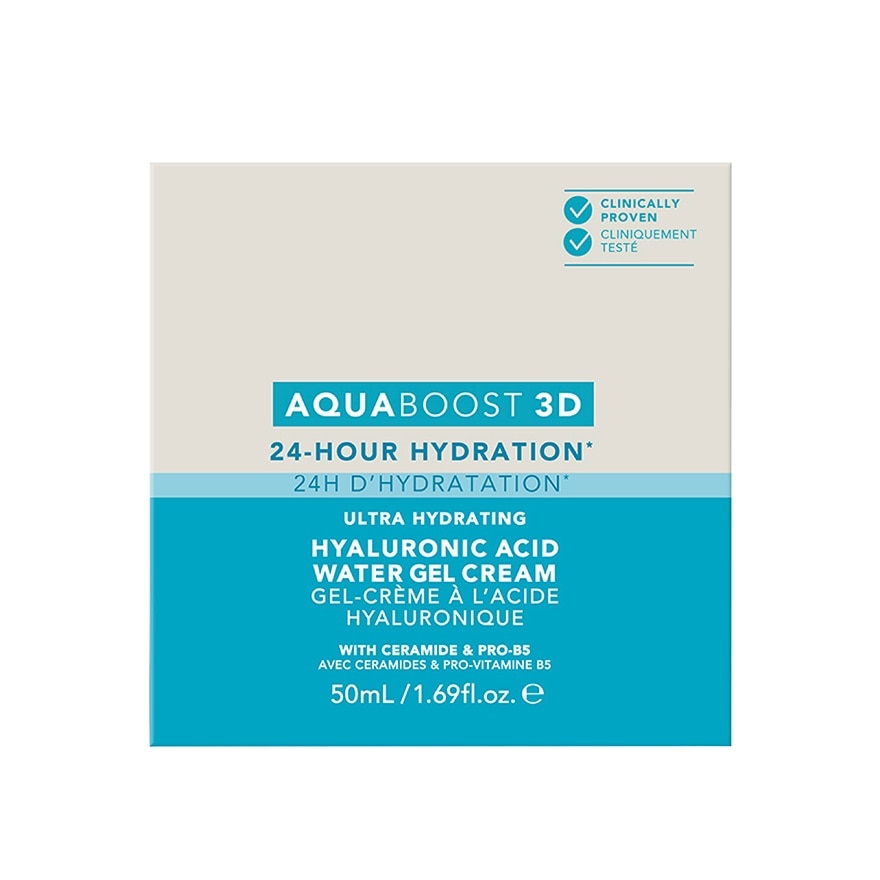 Aqua Boost 3D Hyaluronic Acid Ultra Hydrating Water Gel Cream 50ml